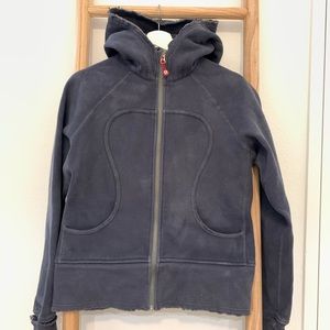 Lululemon grey scuba hoodie size 8